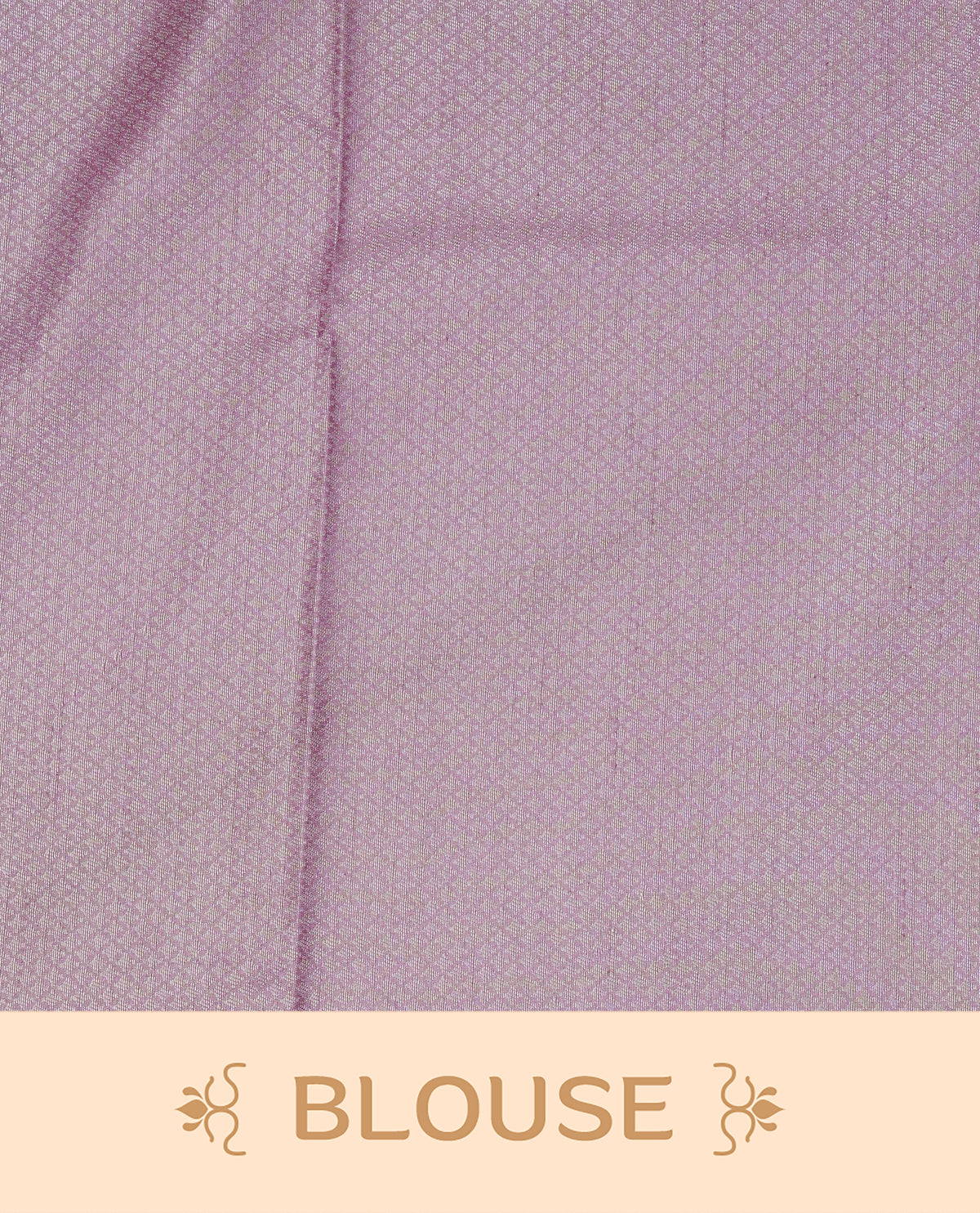 Lavender colour softie silk saree featuring silver zari, rich pallu floral pattern brocade body, with contrasting self colour colour border.paired with matching blouse piece.