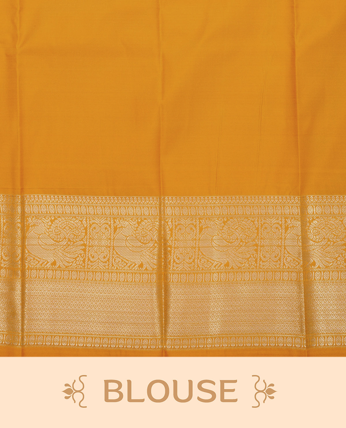 Purple colour soft silk saree featuring gold zari lines with elephant motifs on body, Self colour gold zari peacock and traditional on border, grand pallu comes with matching blouse piece.