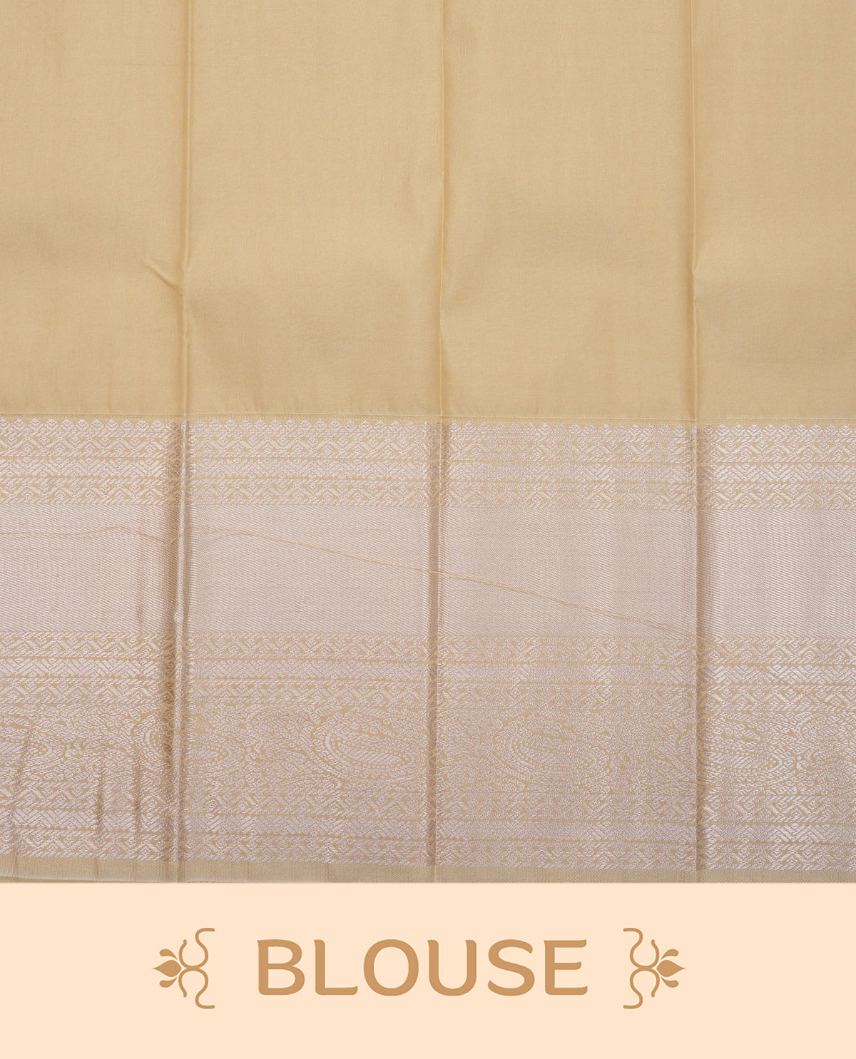 Mustard yellow colour soft silk saree featuring gold zari checks with floral mottifs on body, contrast cream colour gold zari traditional border, grand pallu comes with matching blouse piece.