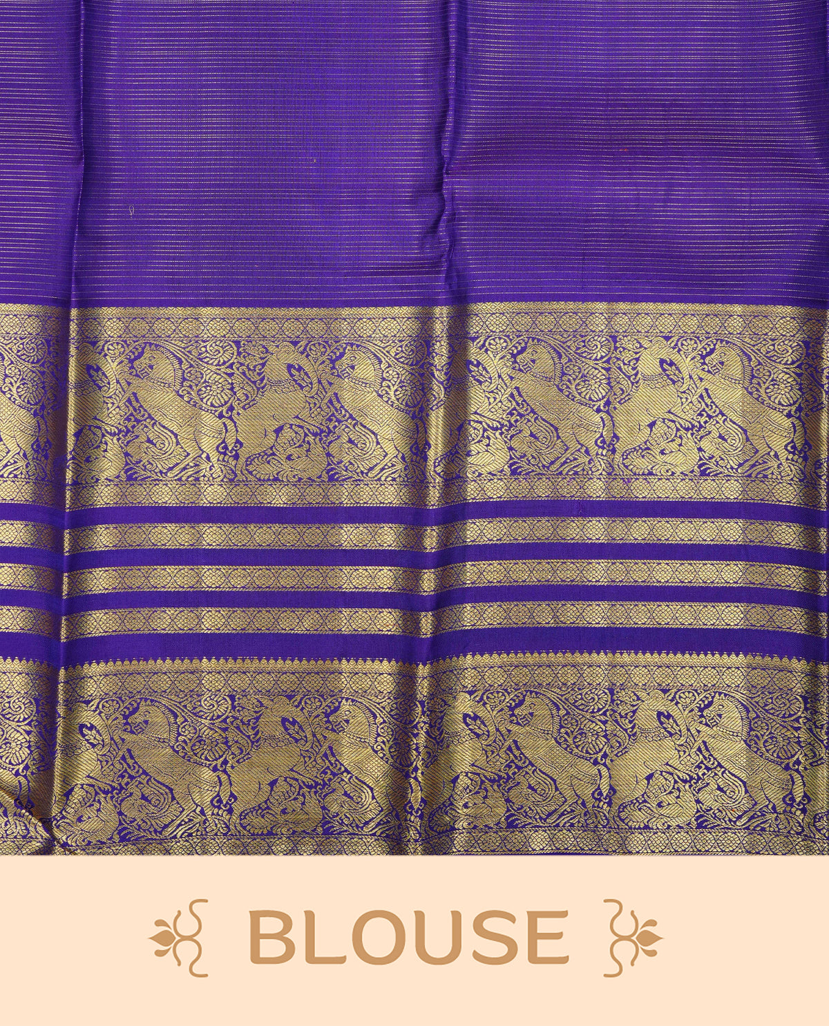 Lemon green colour Traditional Kancheepuram silk saree featuring Gold zari Delicate thin strips on body, complemented by contrast violet colour with traditional border, comes with matching blouse piece.