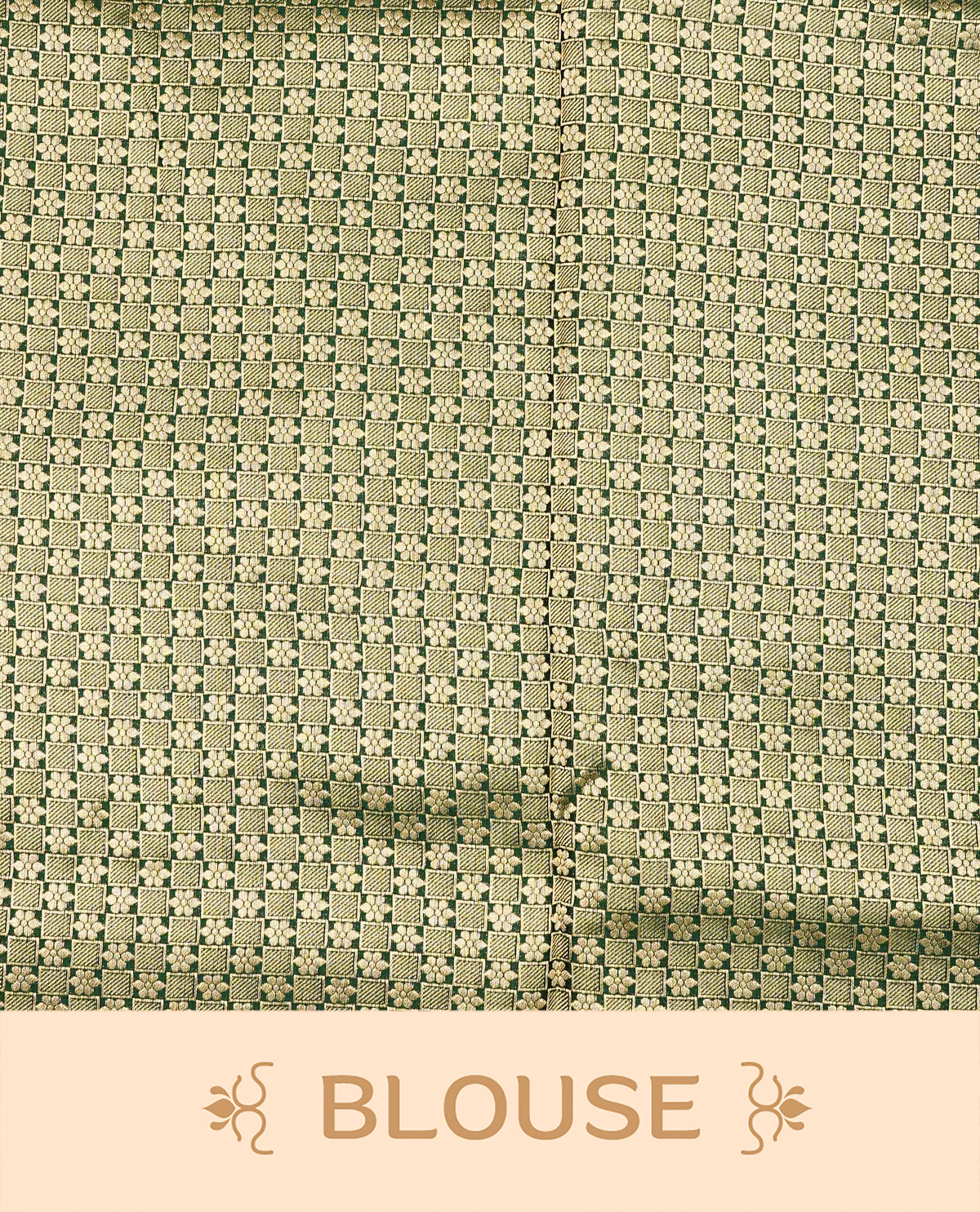 Green colour Banaras satin crepe silk saree featuring Plain body, associate with Gold zari traditional border, comes with matching blouse piece.