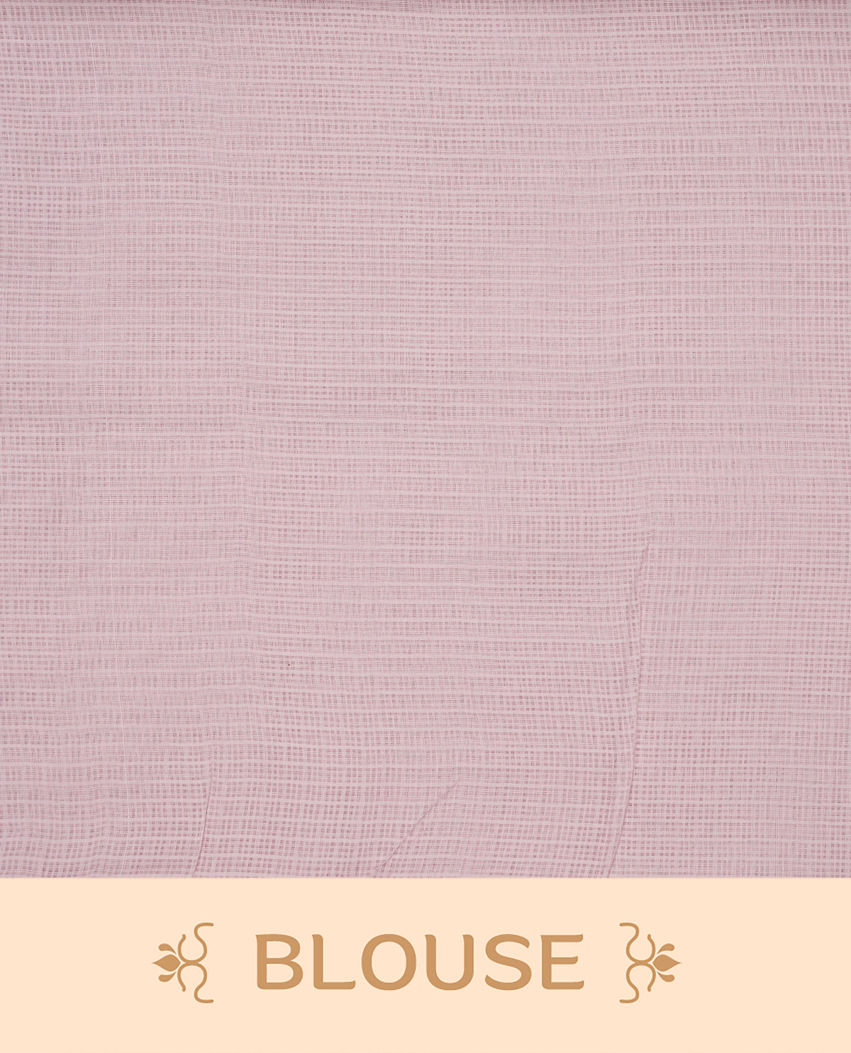 Pastel Pink colour Net Kota Designer saree.