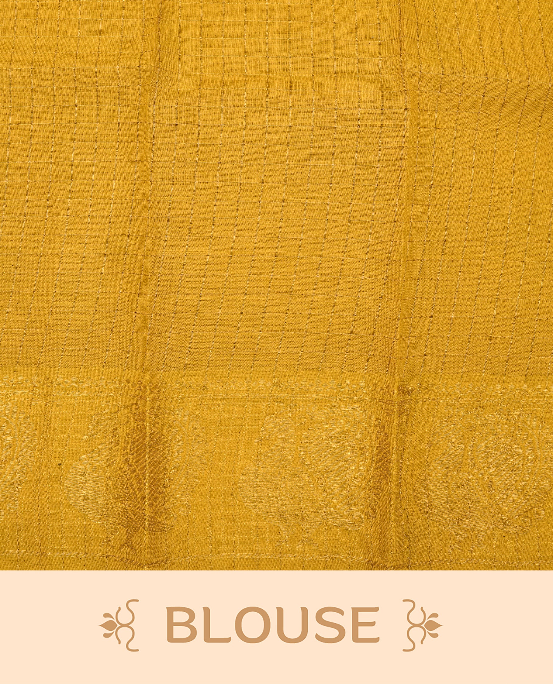 Pink Sungudi cotton saree featuring elegant gold zari checks across the body, complemented by a contrast gold zari border. Comes with a matching blouse piece.