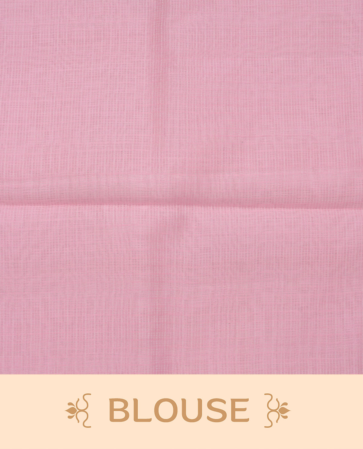 Pastel Pink colour Net Kota Designer saree.