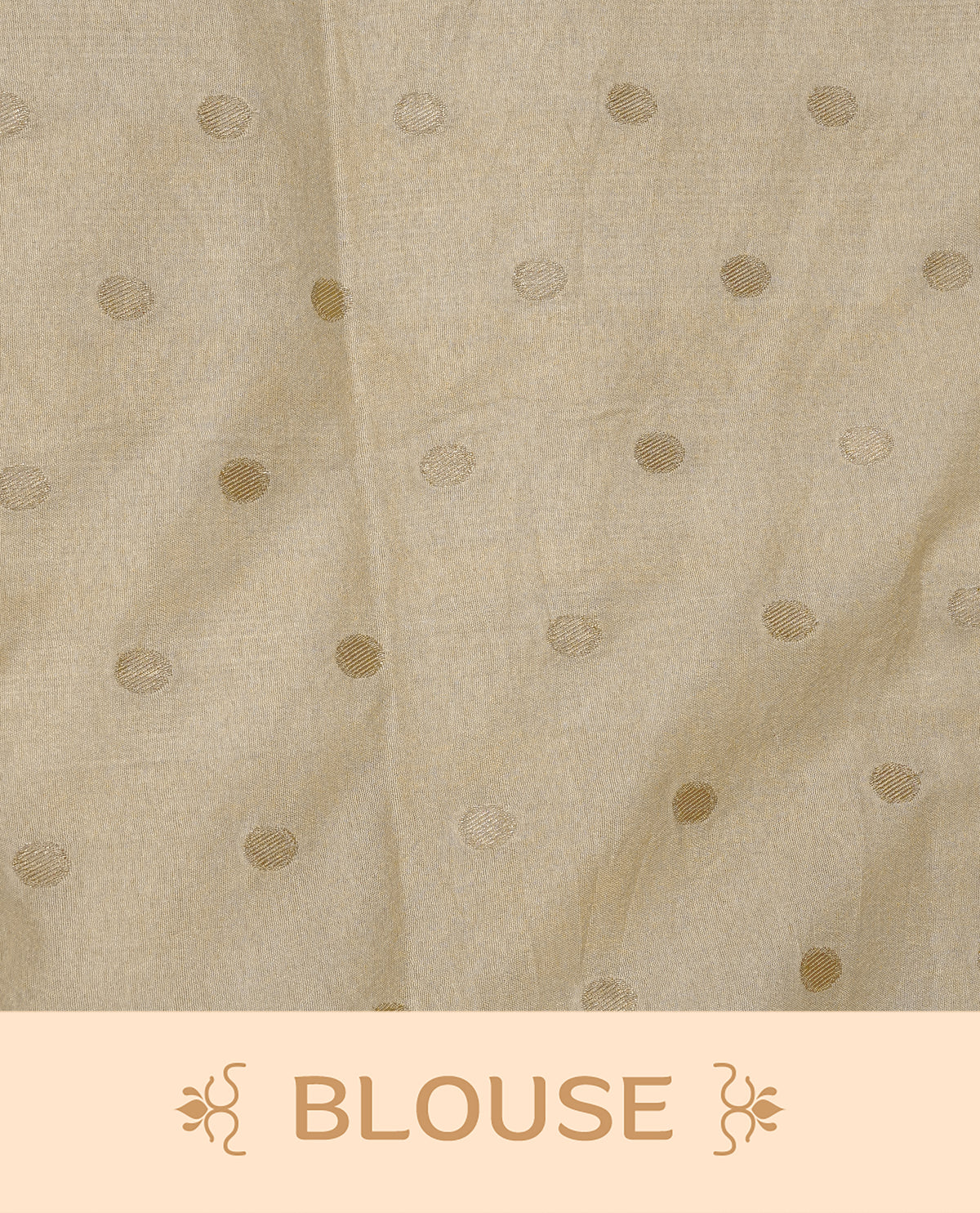 Cream colour Net Kota Designer saree.