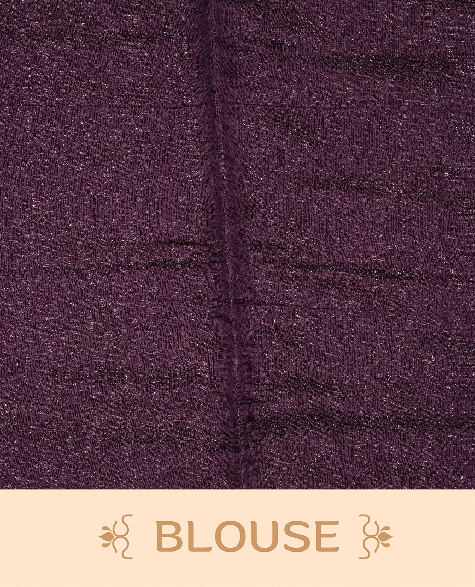 Lavender  Colour Tussar Silk saree with antique zari butta motifs On body, a Maroon floral zari border, a rich zari pallu, and Paired With a matching blouse piece.