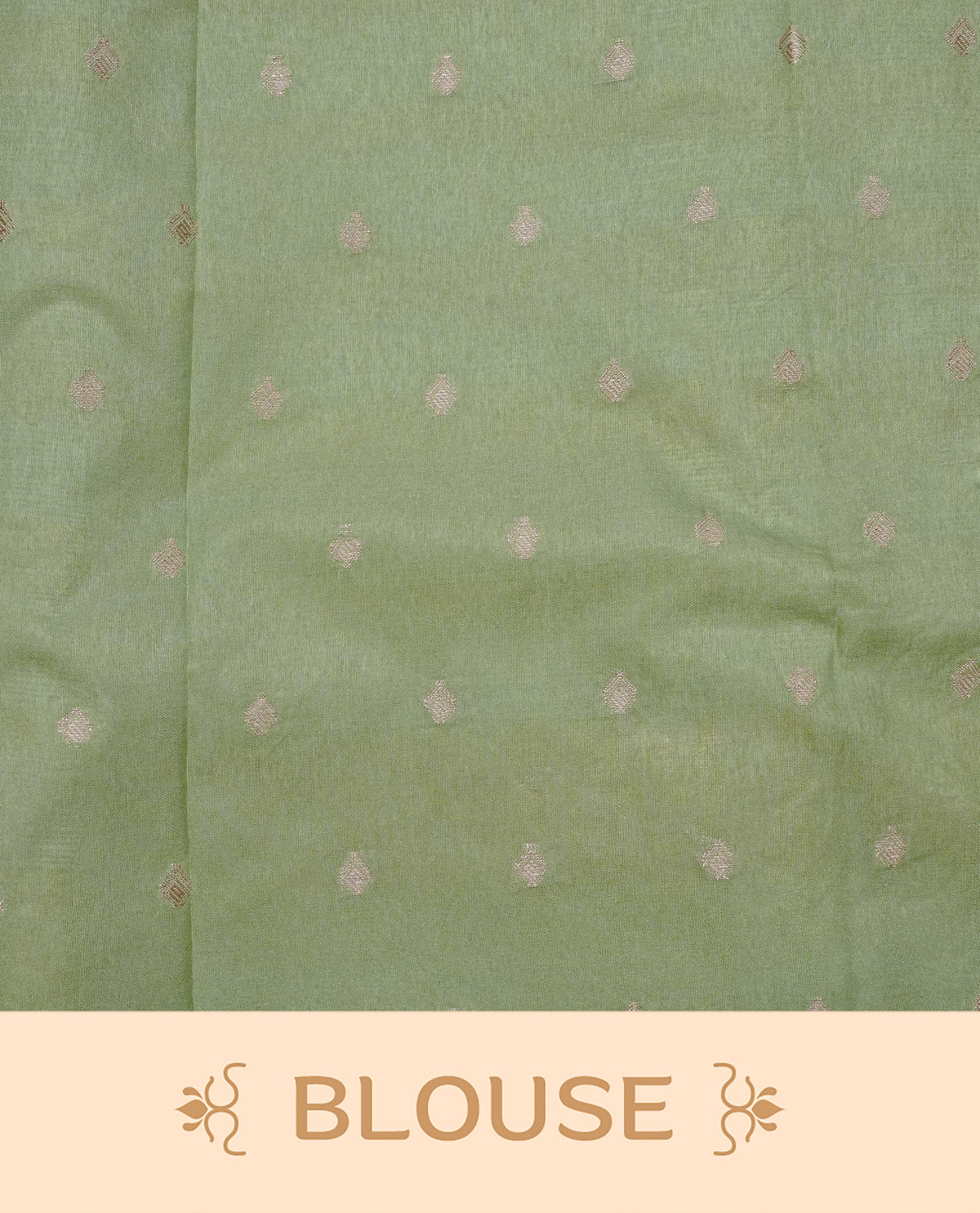 Pastel Green colour Net Kota Designer saree.
