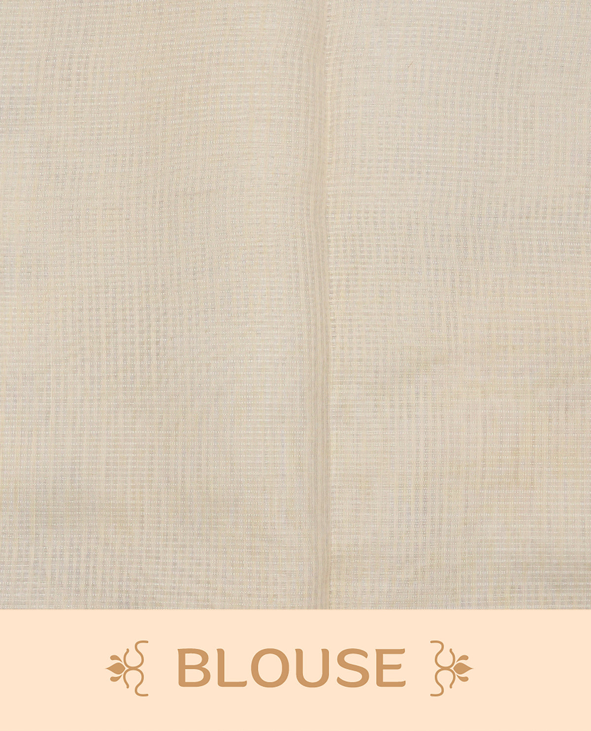 Cream colour Net Kota Designer saree.