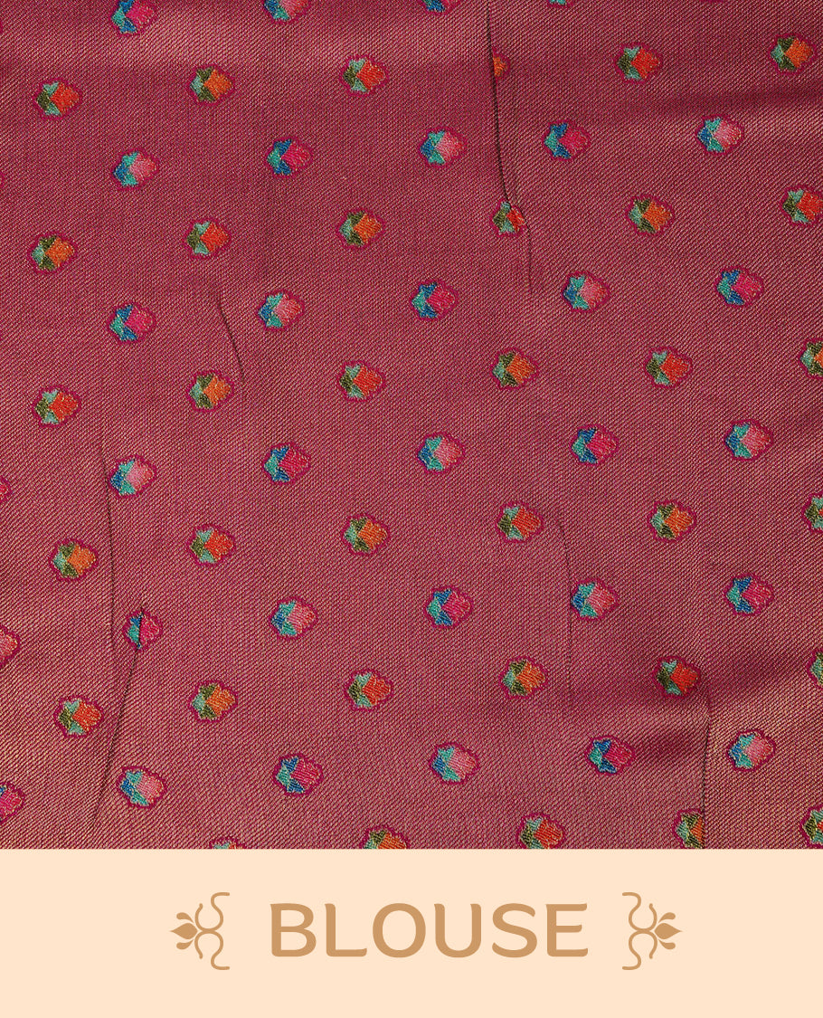 Antique gold Colour Pashmina Saree