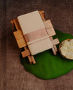 Cream Colour Cotton Double Dhoti Finished With Copper kara.