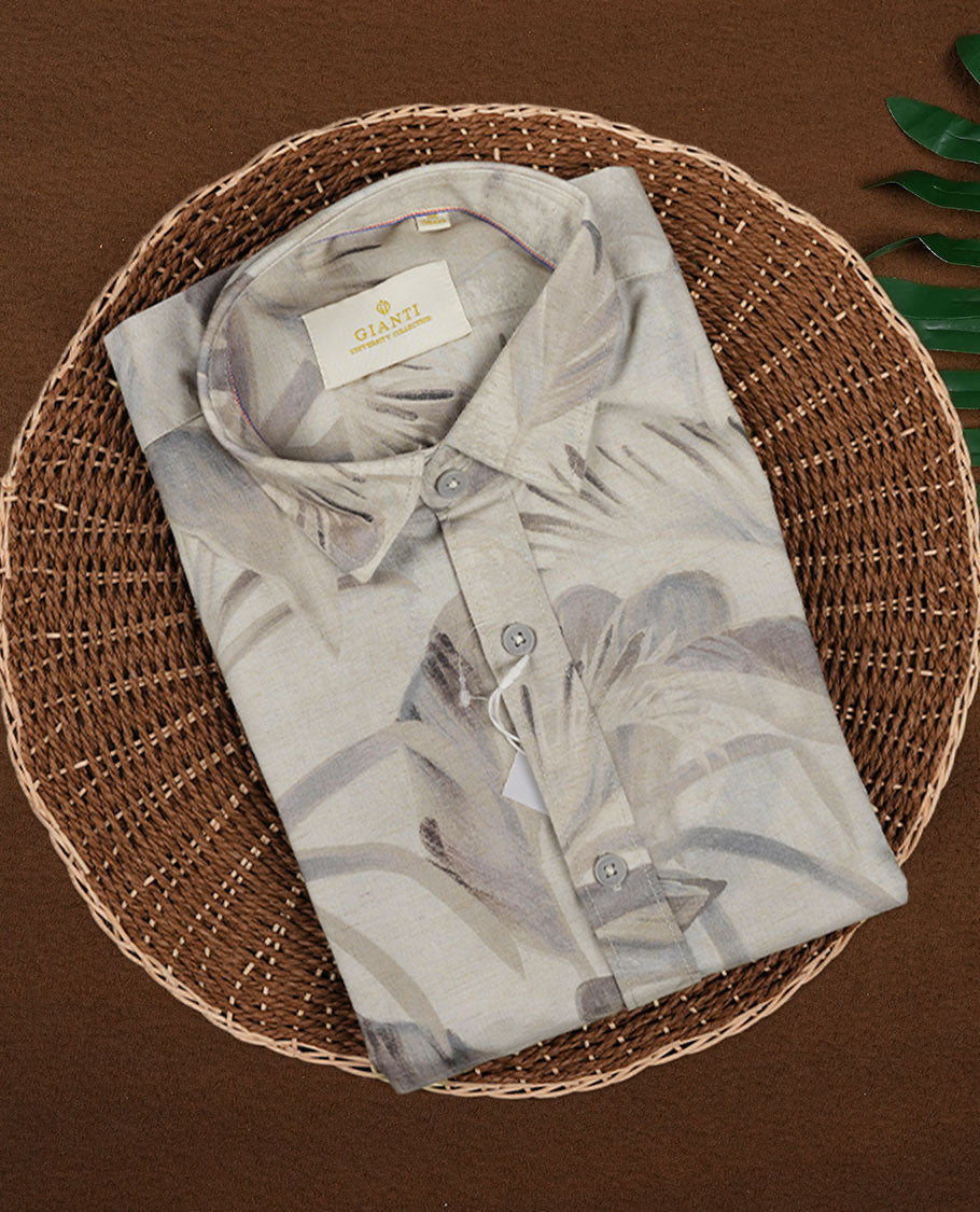 Multi Colour Printed GIANTI  Full Sleeve Shirt for Men