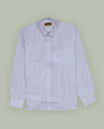 White colour shirt with a plain body, featuring a classic spread collar, chest pocket and full sleeves & Made from premium quality fabric for softness and breathability.