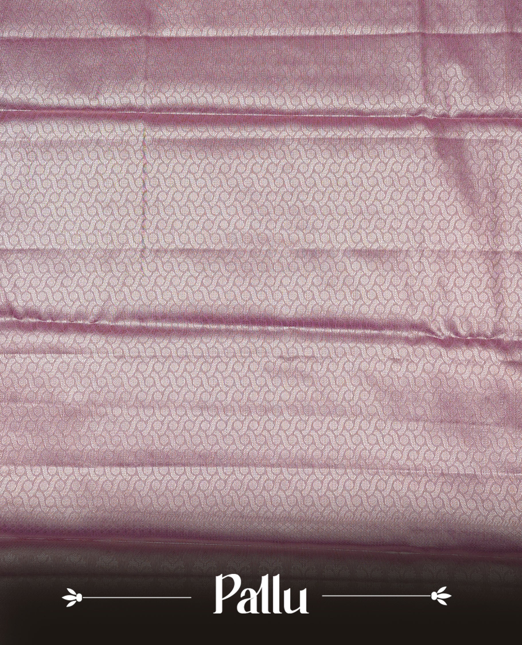 Lavender & Silver colour Double shade Semi tissue silk saree featuring silver zari kodi pattern on body, self colour with traditional border, paired with matching.