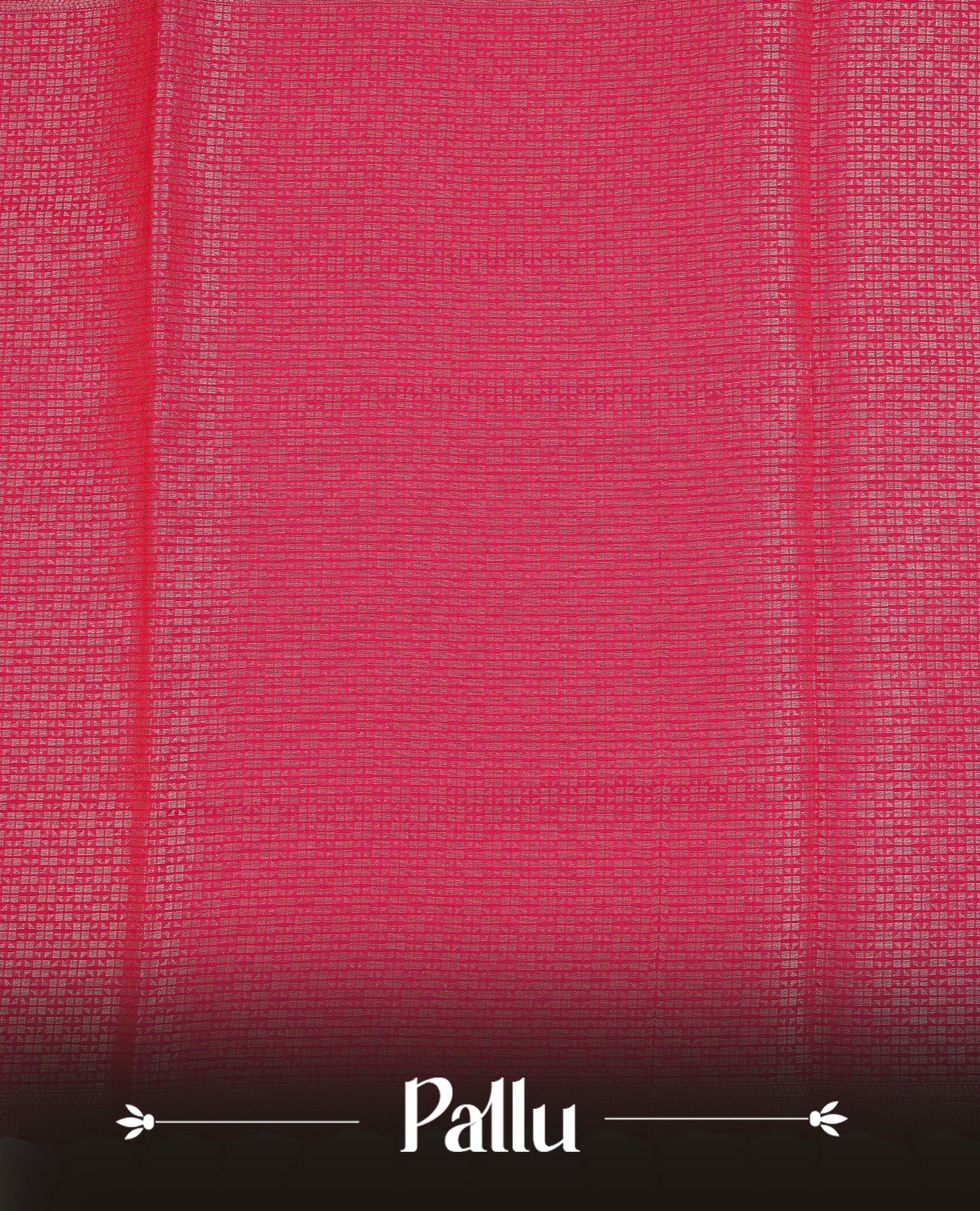 Magenta color Semi Soft Silk Saree Featuring Gold Zari Checks With Delicate Motifs And Stripes Across The Body, Enhanced With A Self Coloured Gold Zari Border, And Paired With A Matching Blouse Piece.