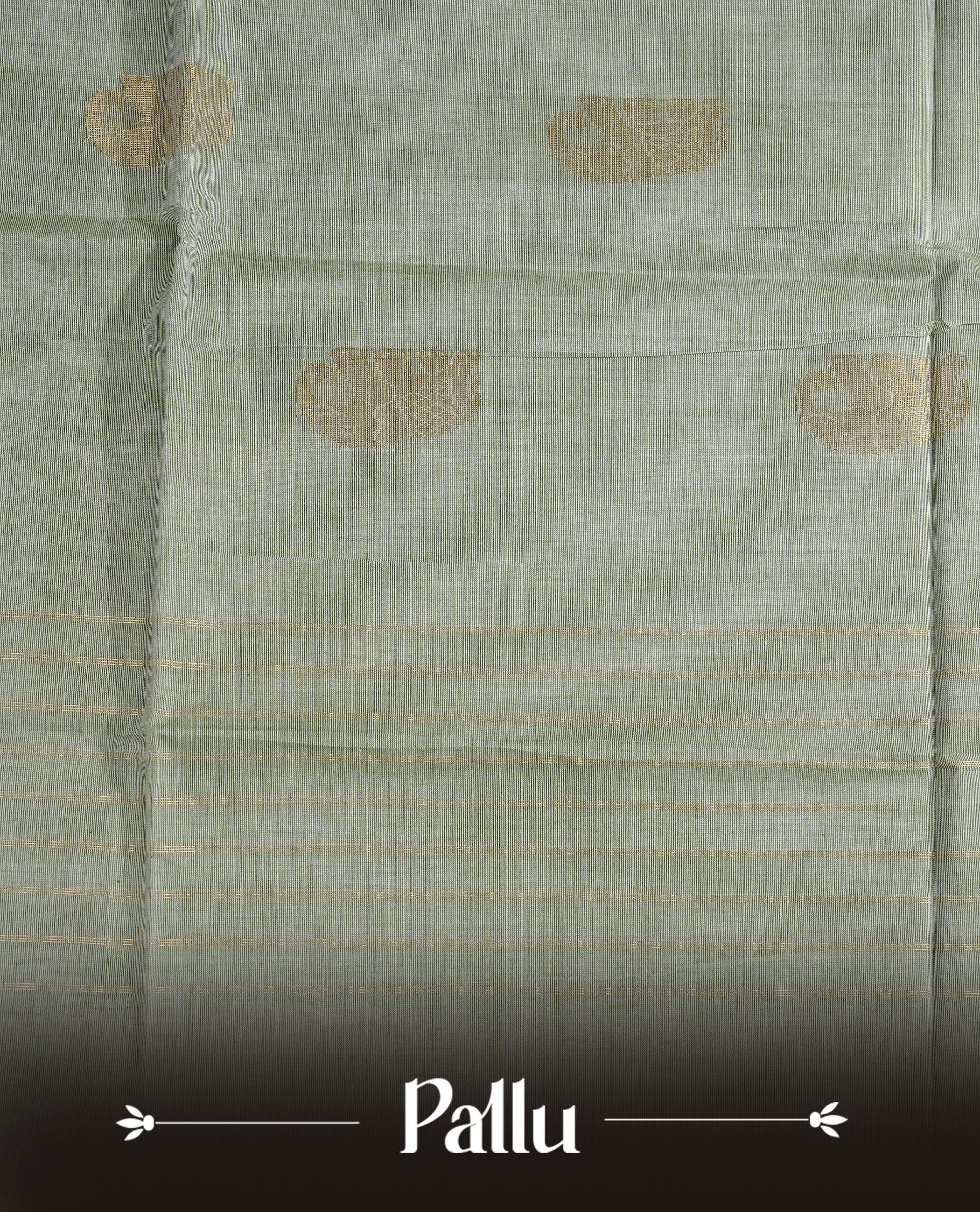 Mint colour chettinad cotton saree Featuring Elegant plain on body, complemented by contrast Olive colour with zari border, comes with matching blouse piece.