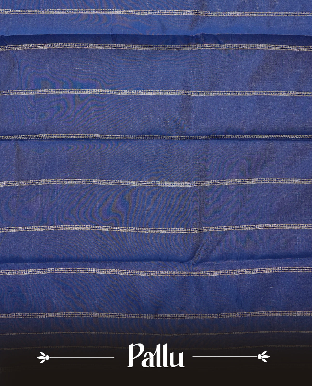 Off White Colour Semi Silk Saree Featuring Navy thread buttas On Body, Highlighted by contrast border with circle motifs, paired with matching blouse piece.