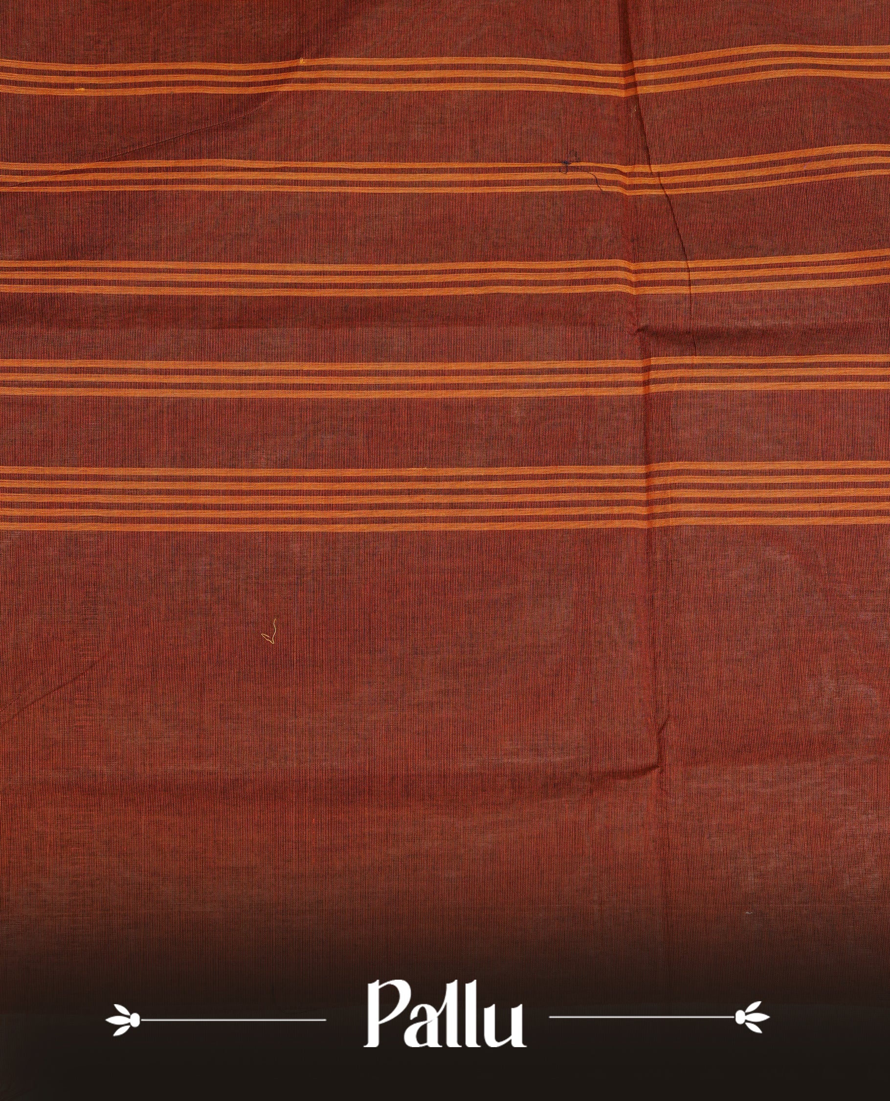 Maroon colour chettinad cotton saree featuring Elegant plain body, complemented by contrast Black colour with gold zari border, comes with matching blouse piece.