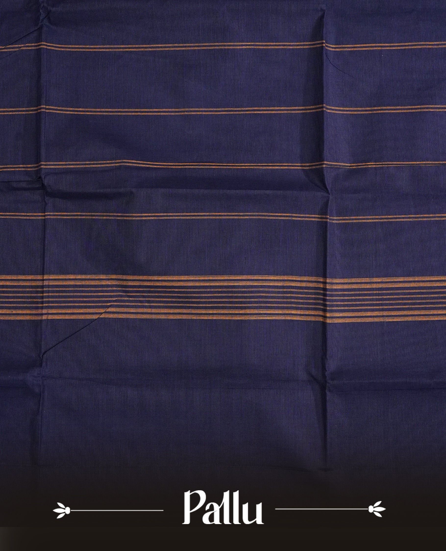 Navy blue colour chettinad cotton saree featuring elegant plain body, complemented by contrast Maroon colour with gold zari border,comes with matching blouse piece.