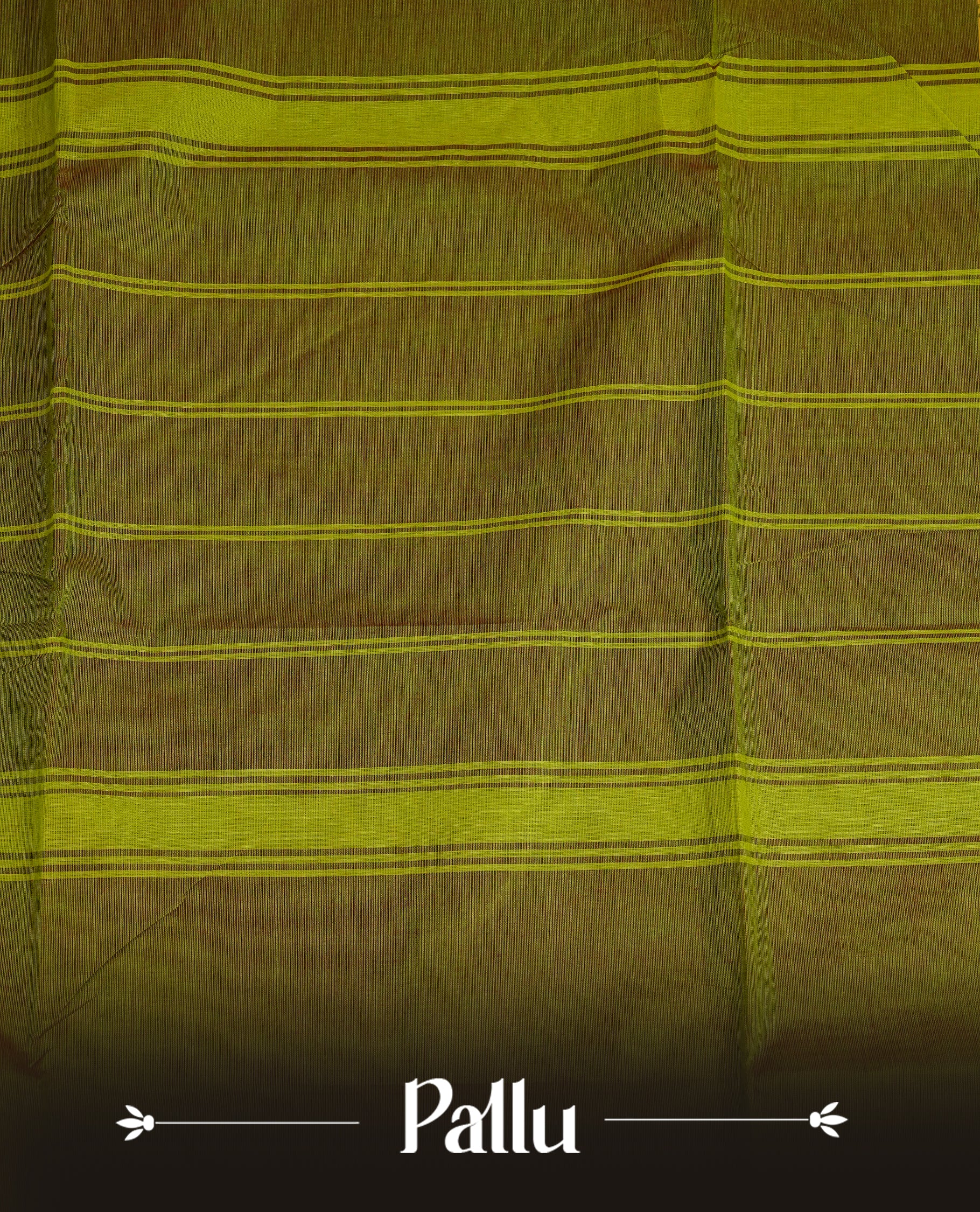 Lemon green colour chettinad cotton saree featuring elegant plain body, Contrast Magenta colour with Gold zari border, comes with matching blouse piece.