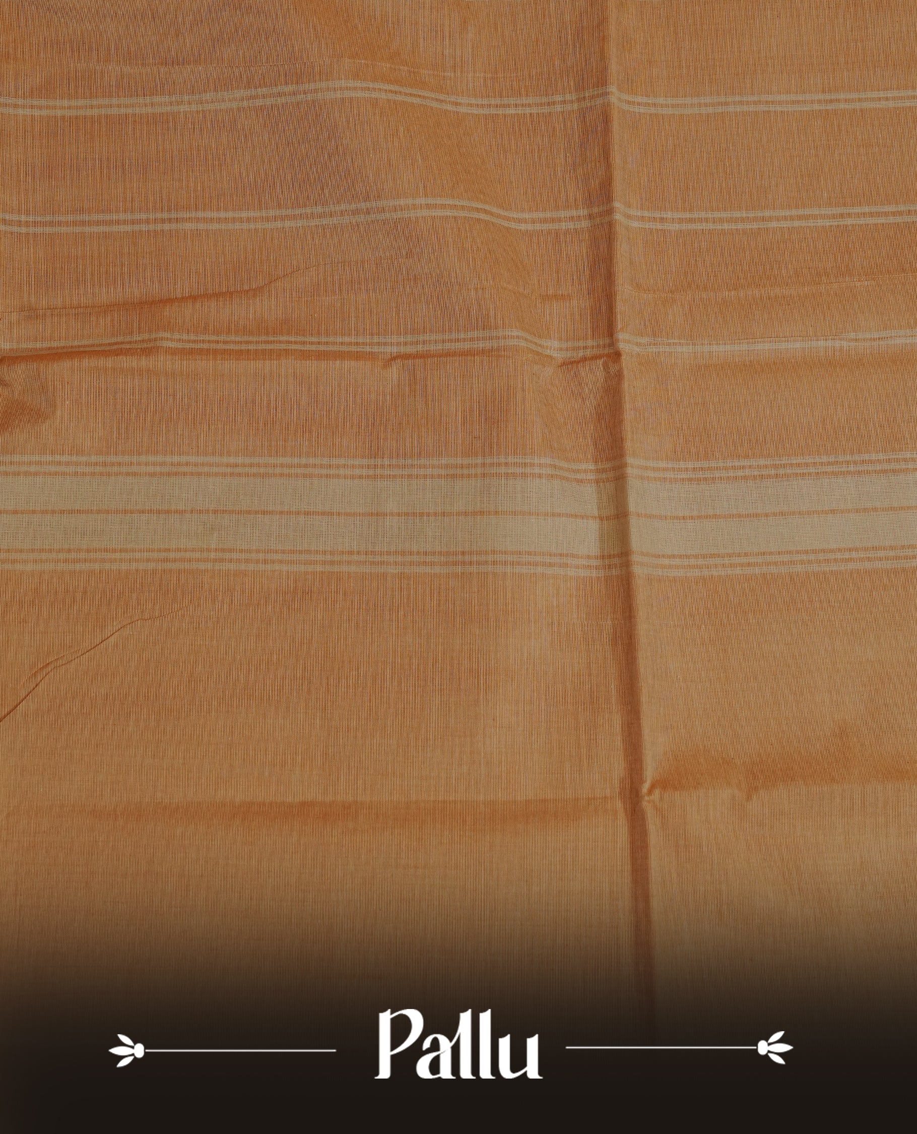 Cream colour chettinad cotton saree featuring Elegant plain body, complemented by contrast brown colour with gold zari strip & peacock border, comes with matching blouse piece.