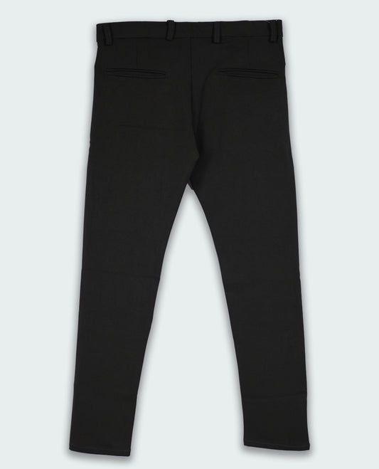 Dark green colour LYCRA formal pants for men, Designed with a modern slim fit, side pockets, and a sleek waistband & ideal for office wear or semi formal occasions.