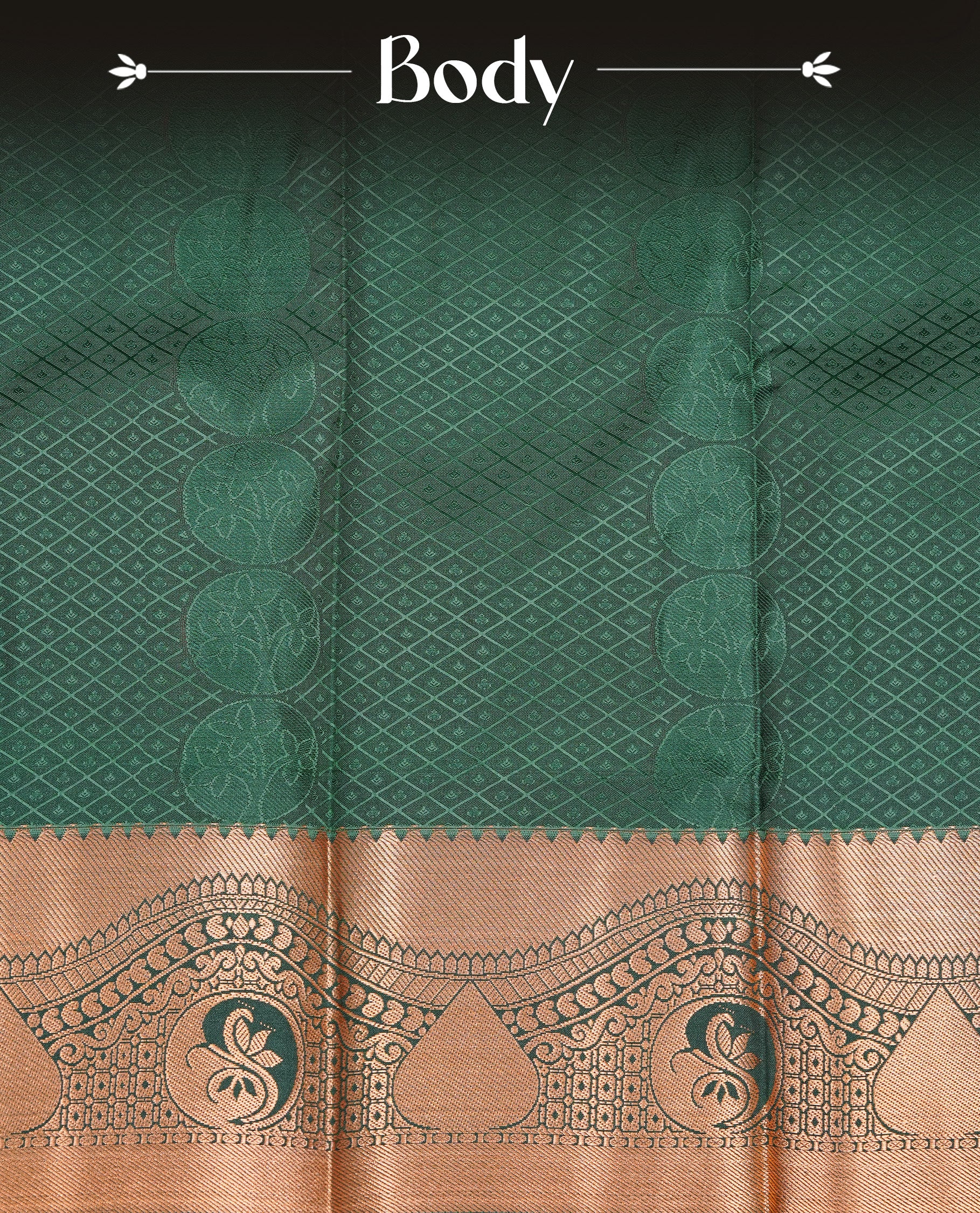 Orange Pink colour Semi silk saree Featuring Cream colour patterns on body, complemented by contrast Maroon colour with gold zari border, paired with matching blouse piece.