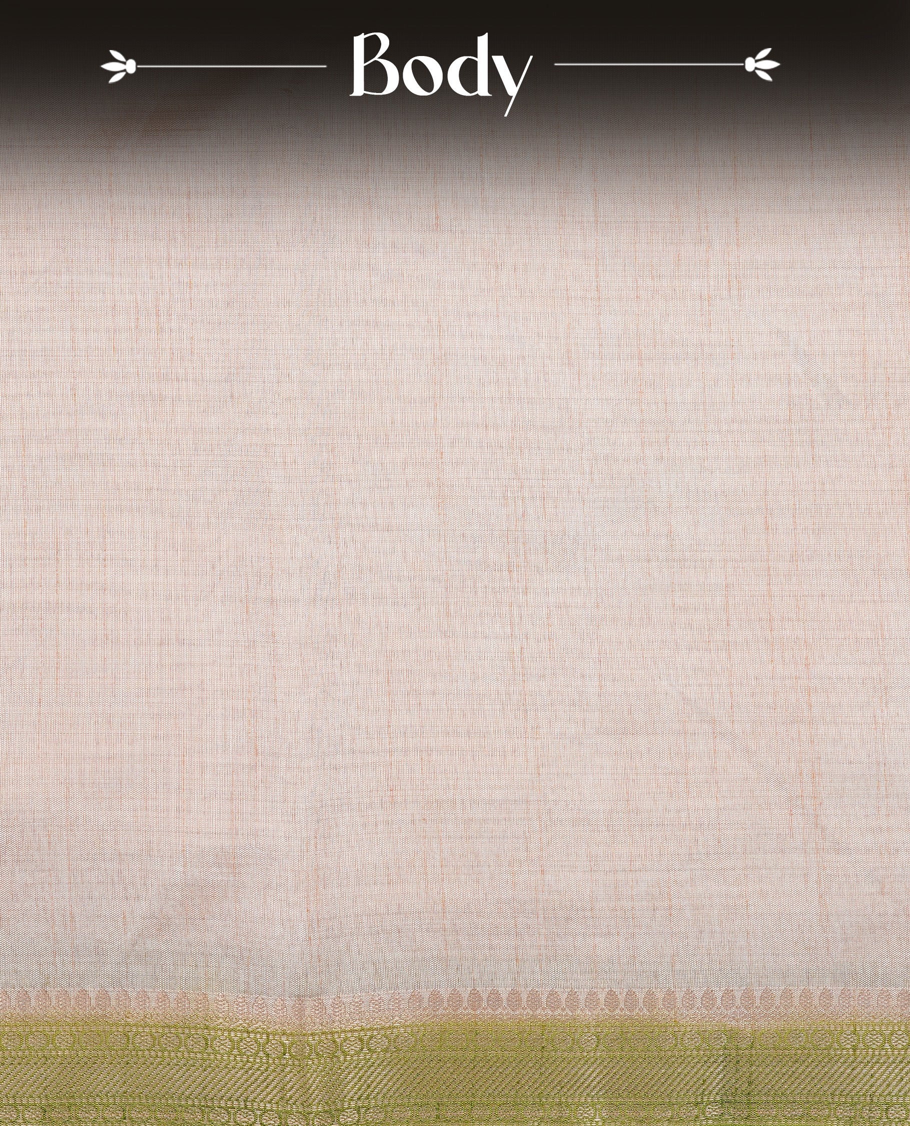 Cream colour Tussar silk saree featuirng Elegant Plain body, complemented by Contrast Light green colour with gold zari border, paired with matching blouse piece.