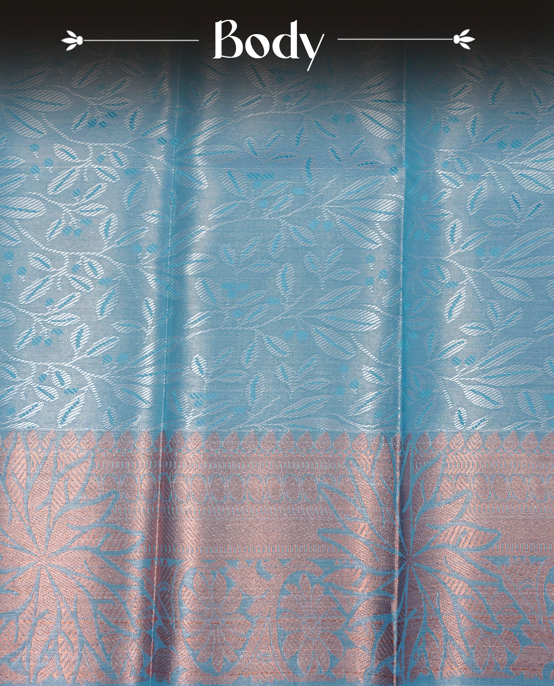 Light pink colour Semi silk saree Featuring gold zari motifs on body, complemented by Self colour with antique zari border, paired with matching blouse piece.