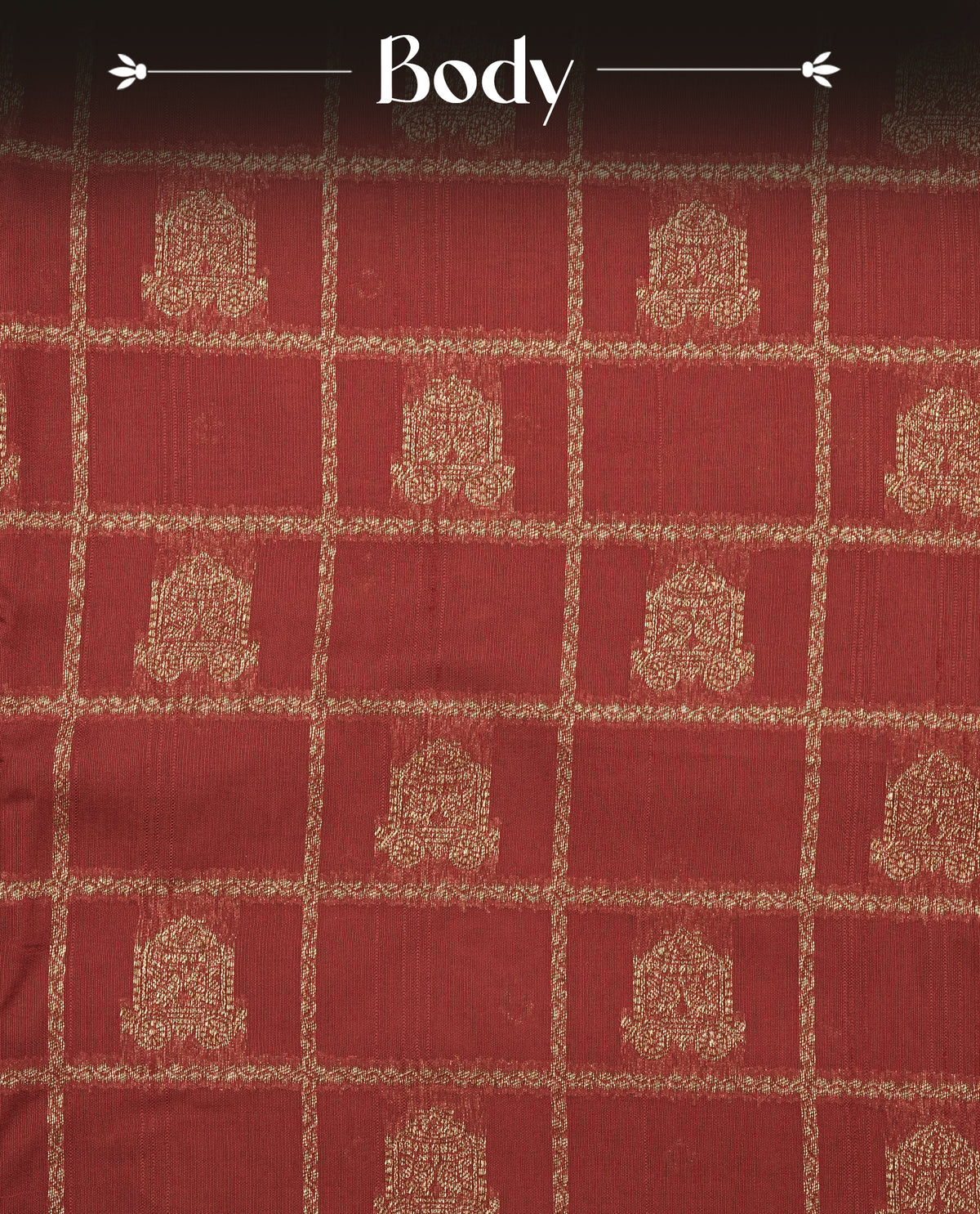 Maroon color Colour Banaras Silk Tussar Georgette Saree