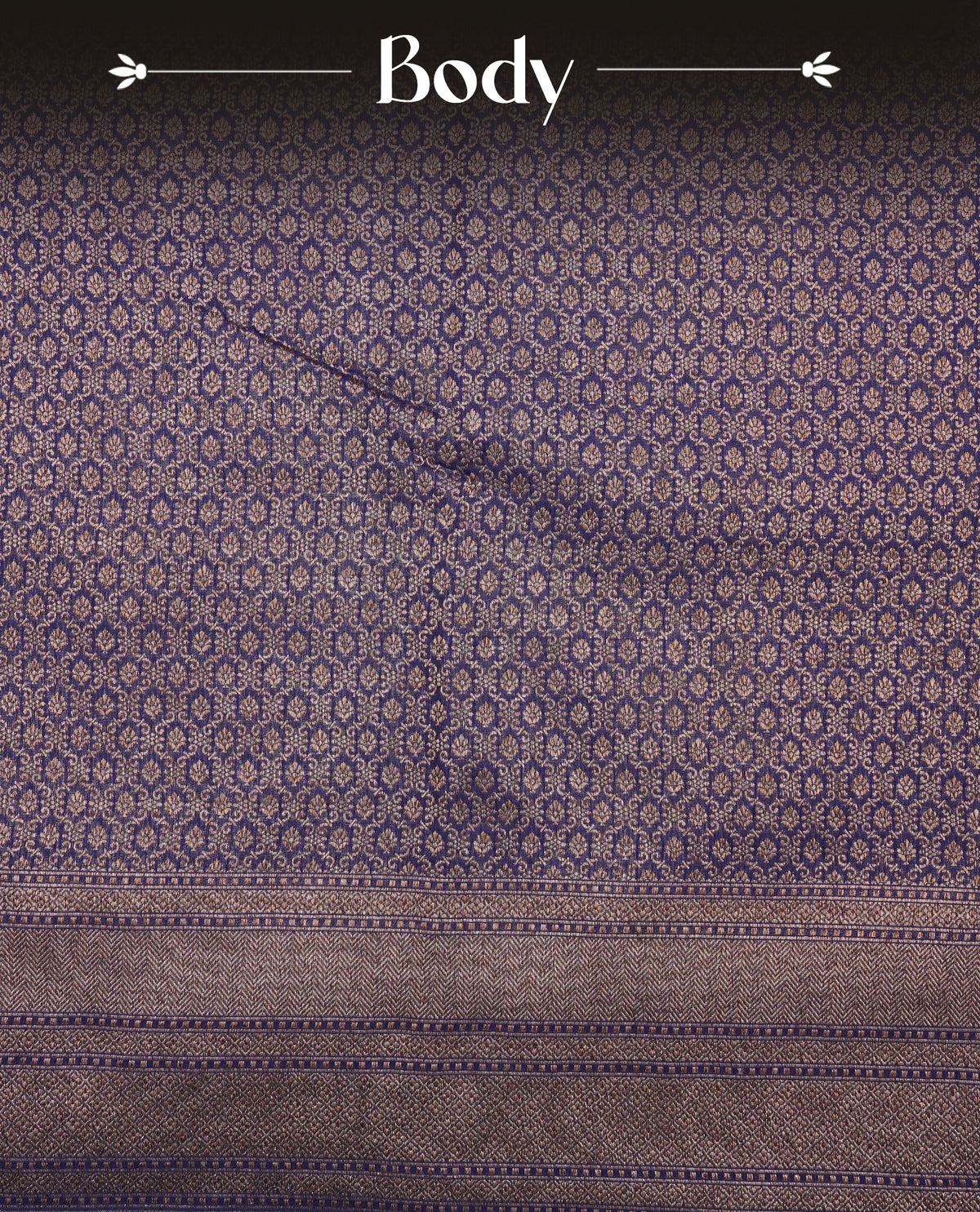 Dark Blue Colour Banaras Katan Silk Saree
