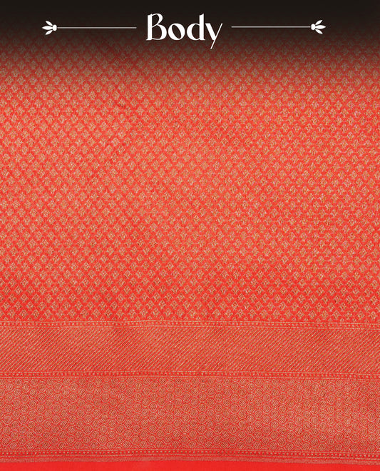 Red Colour Banaras Katan Silk Saree