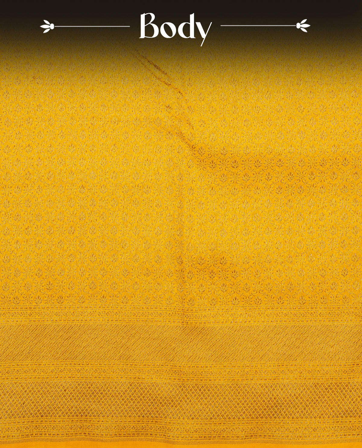 Daisy Yellow Colour Banaras Katan Silk Saree