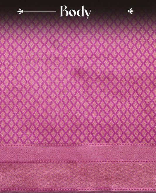 Purple Colour Banaras Katan Silk Saree
