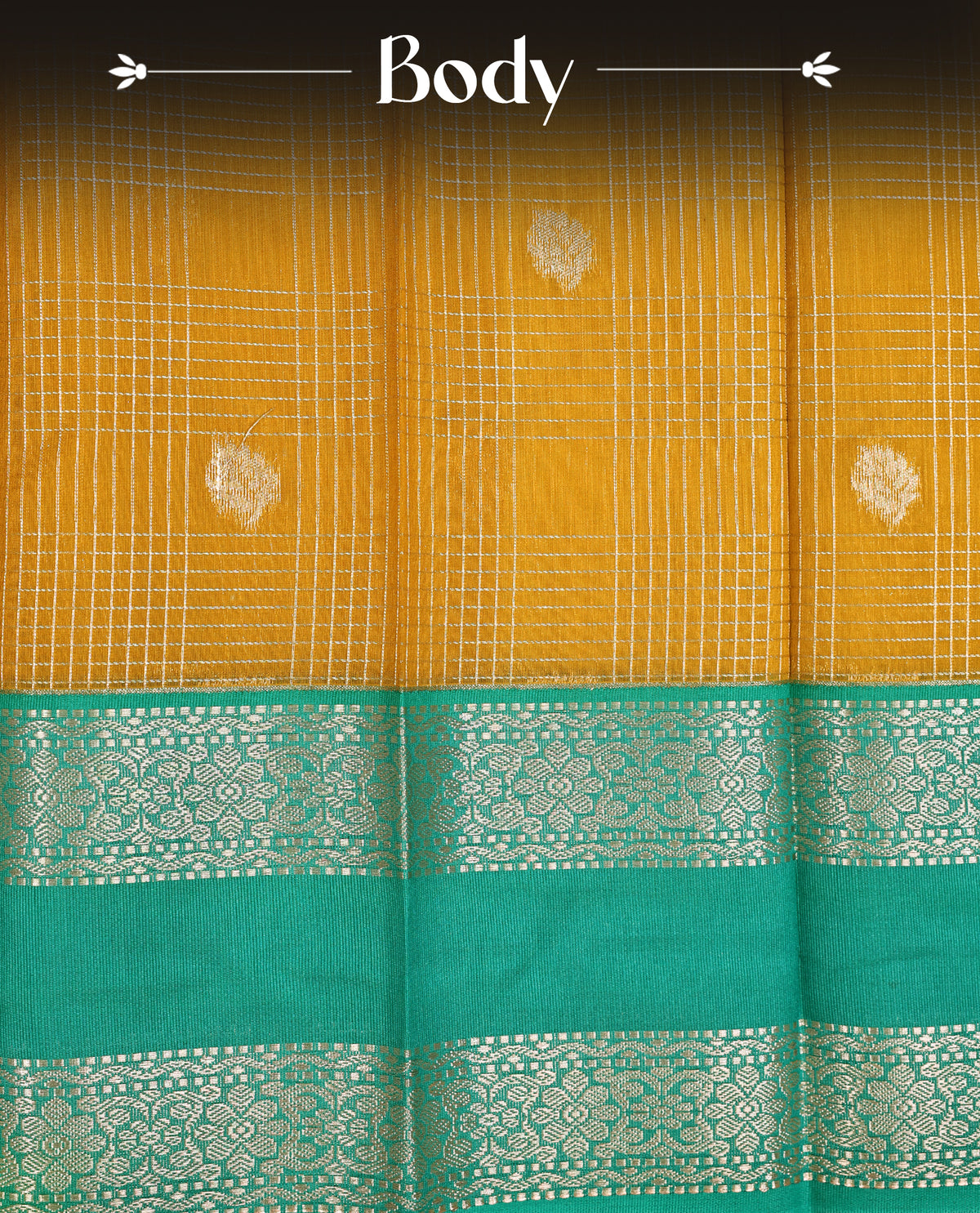 Mustard colour soft silk saree