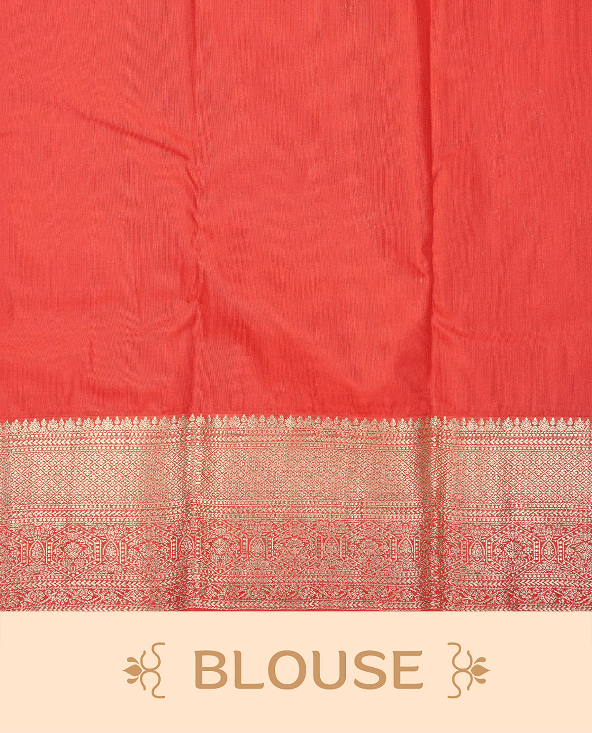 Black colour semi wedding silk saree featuring gold zari stripes with buttas on body, complemneted by contrast red colour with traditional border, comes with matching blouse piece.