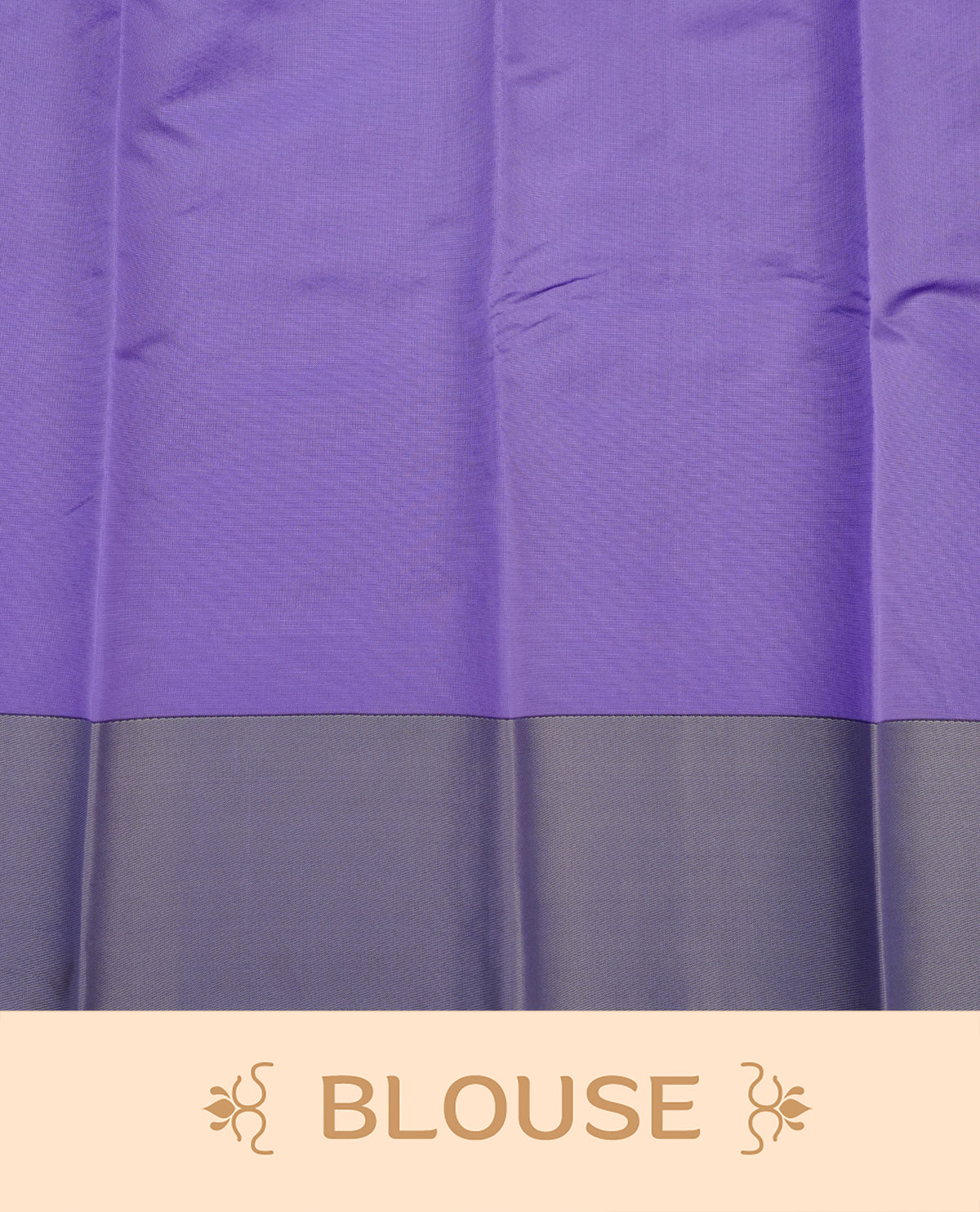 Dark lavender colour silk cotton saree featuring ash lavender colour thread motifs on body thread detiled contrast borders & pallu,comes with matching blouse piece