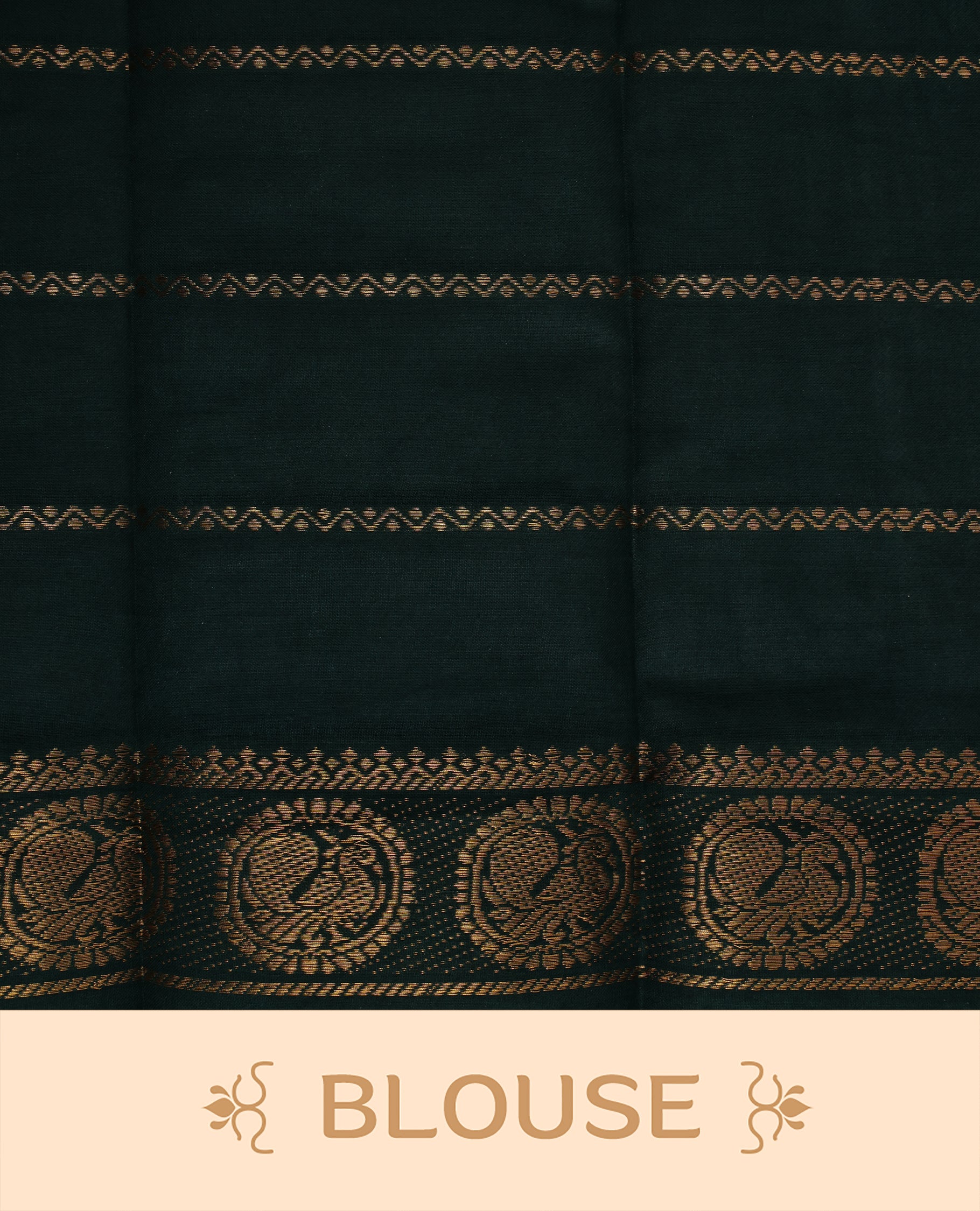 Maroon colour Sungudi cotton saree featuring Gold zari Stripes on body, Gold Small check zari on Self colour border, paired with matching blouse piece.