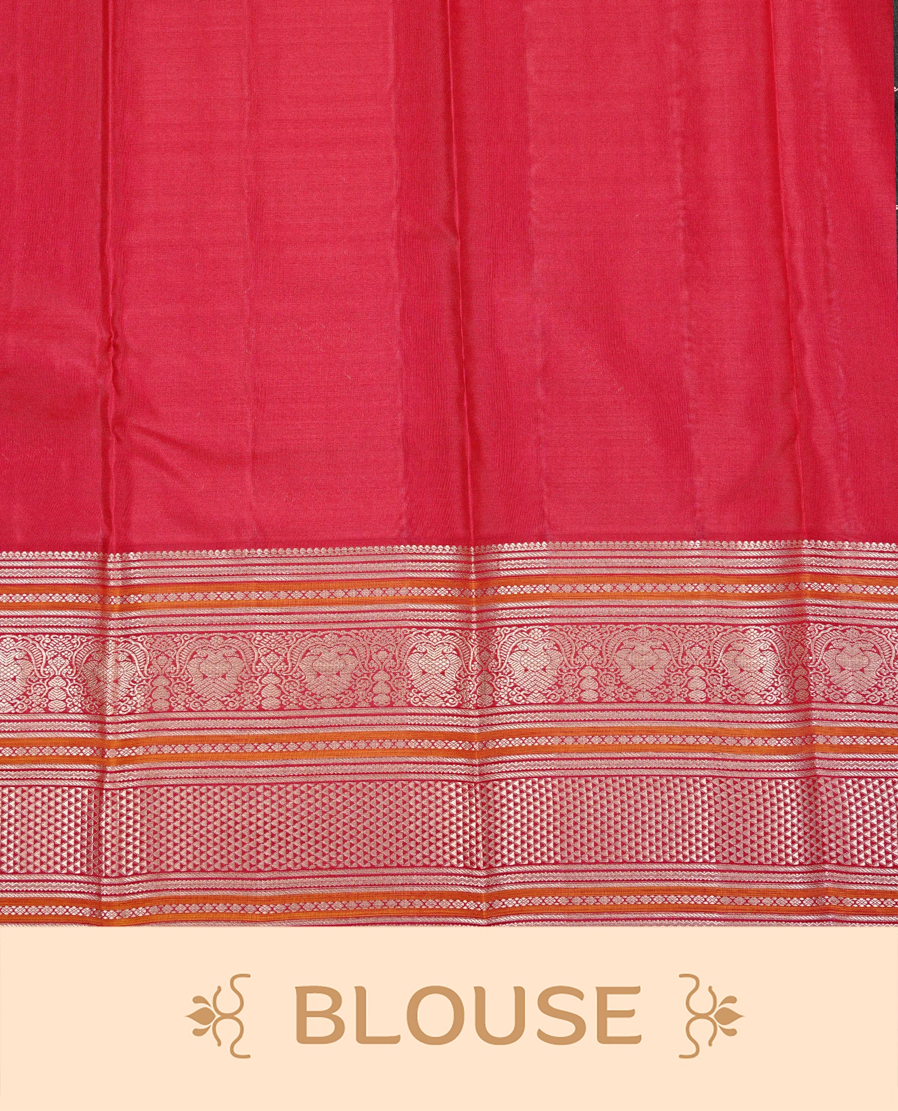 Sage colour Kancheepuram Silk saree featuring Gold zari Peacock motifs& check pattern on body, Enlighting contrast Maroon Colour with Gold zari traditional border, paired with a matching blouse piece.