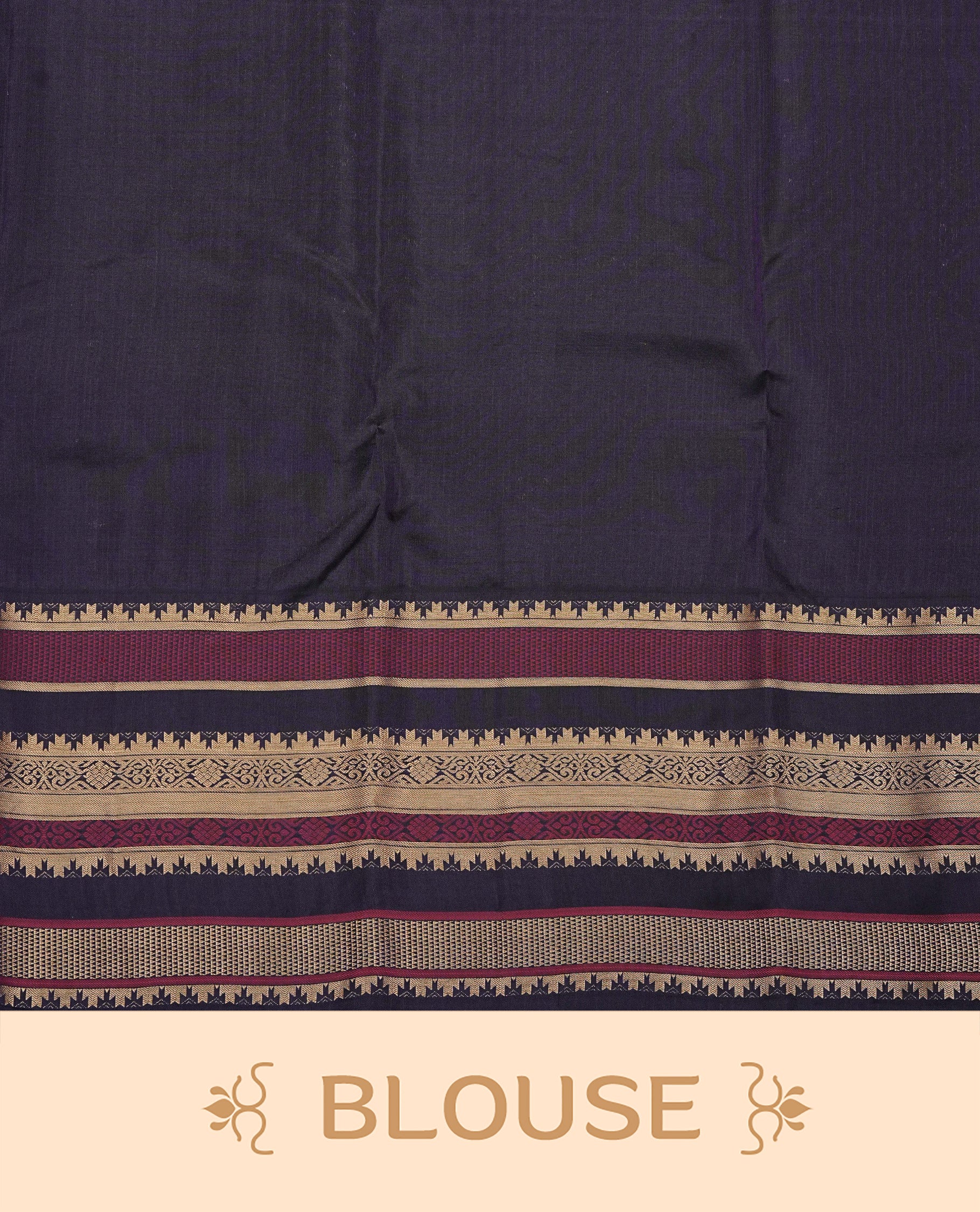 Mustard colour Kancheepuram silk saree featuring Gold zari Motifs on body, complemented by Multicolour with Traditional border, comes with matching blouse piece.