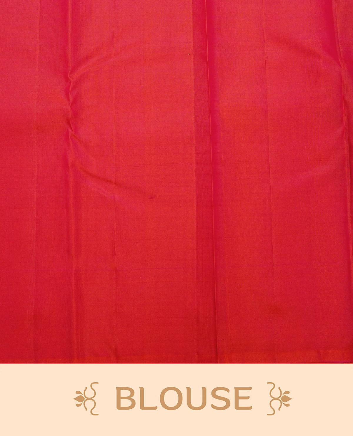 Dark Chocolate Brown Colour Traditional Kancheepuram Saree featuring zari woven vertical motifs across the body, complemented by a rich contrast red zari woven pallu & Orange Colour Border, paired with a matching contrast blouse piece.