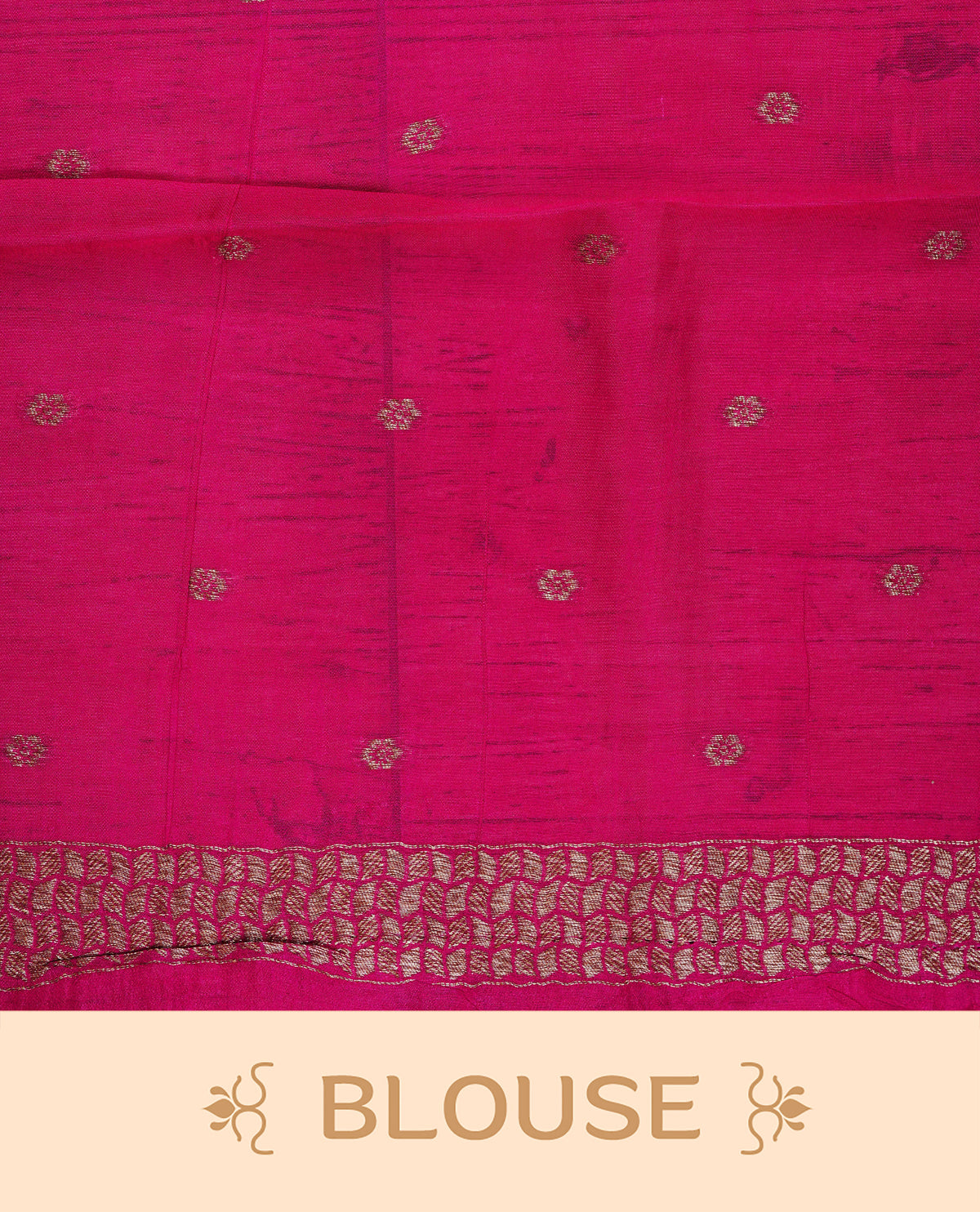 Pink colour semi banaras tussar georgette saree