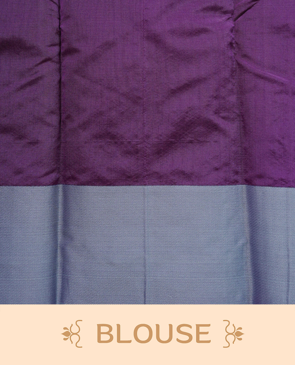 Purple colour silk cotton saree featuring ash purple colour thread motifs on body thread detiled contrast borders & pallu,comes with matching blouse piece