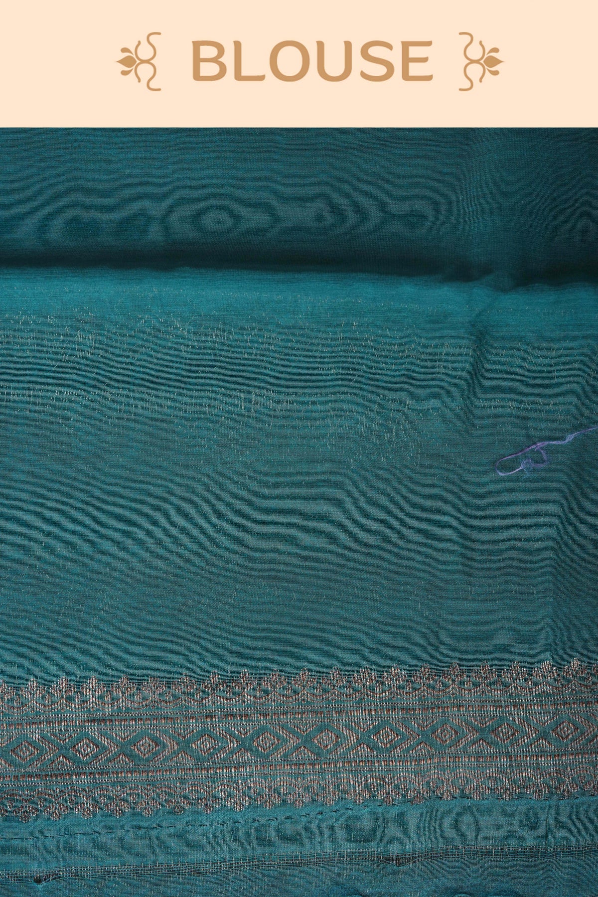 Teal Green colour Banarasi Chanderi silk saree