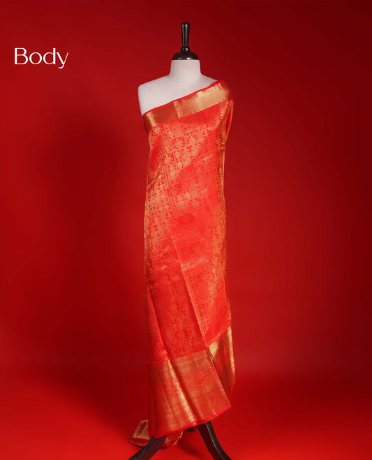 Red Colour Samudrika Silk saree.