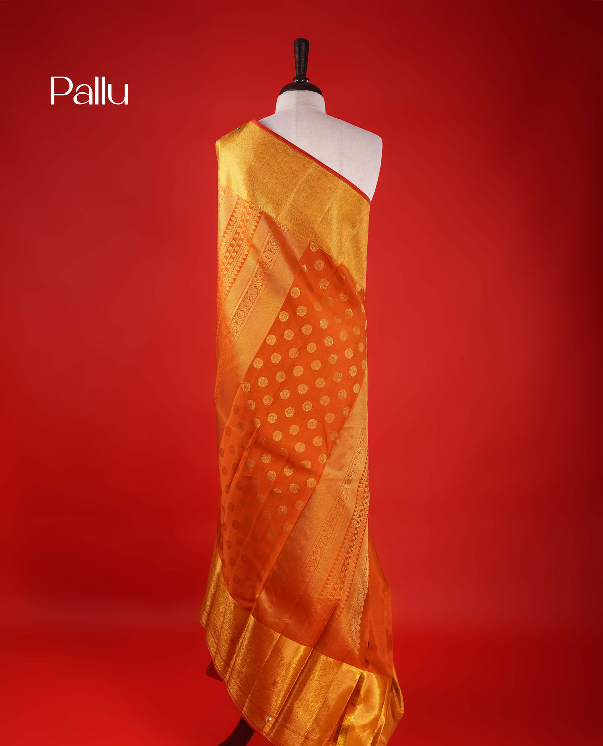 Orange Colour Samudrika Silk saree.