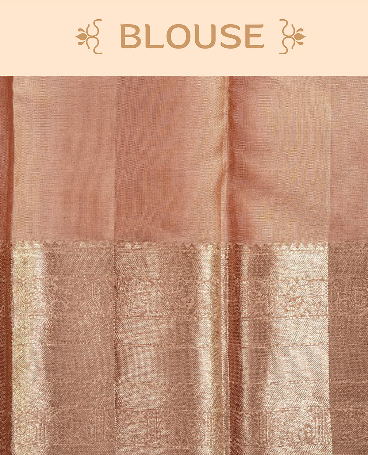 Beige Colour Samudrika Silk saree.