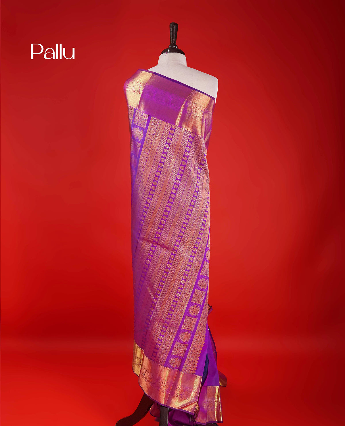 Purple Colour Samudrika Silk saree.