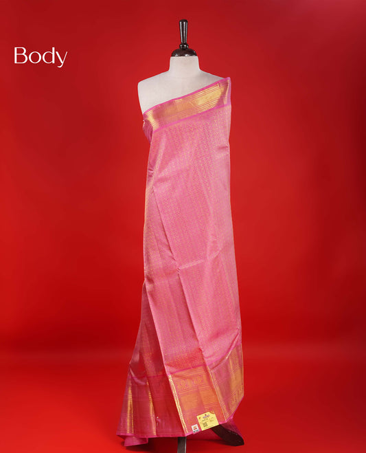 Pink Colour Samudrika Silk saree.