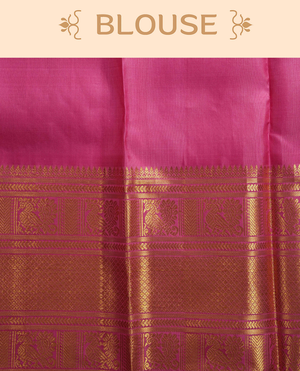 Pink Colour Samudrika Silk saree.