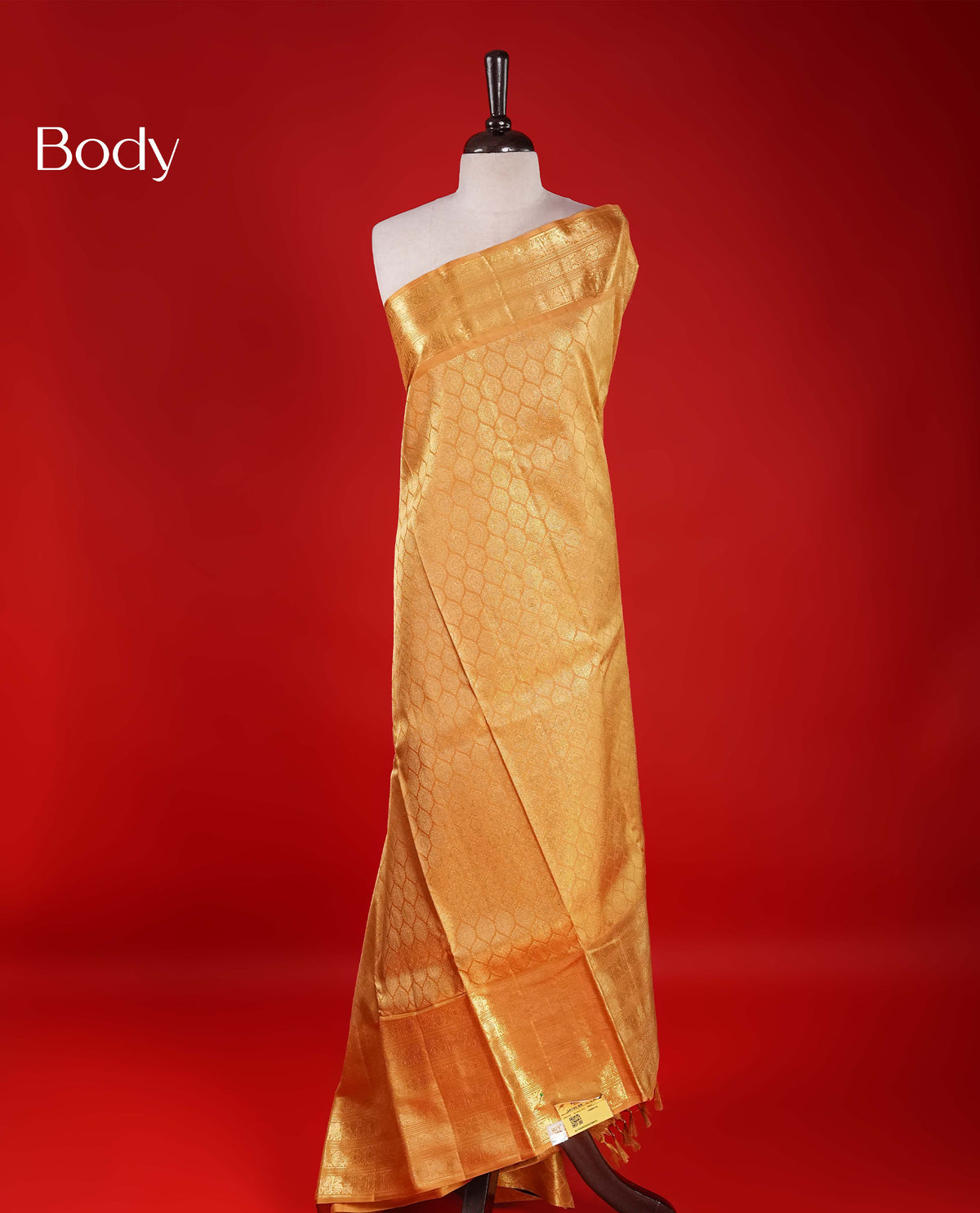 Golden Colour Samudrika Silk saree.
